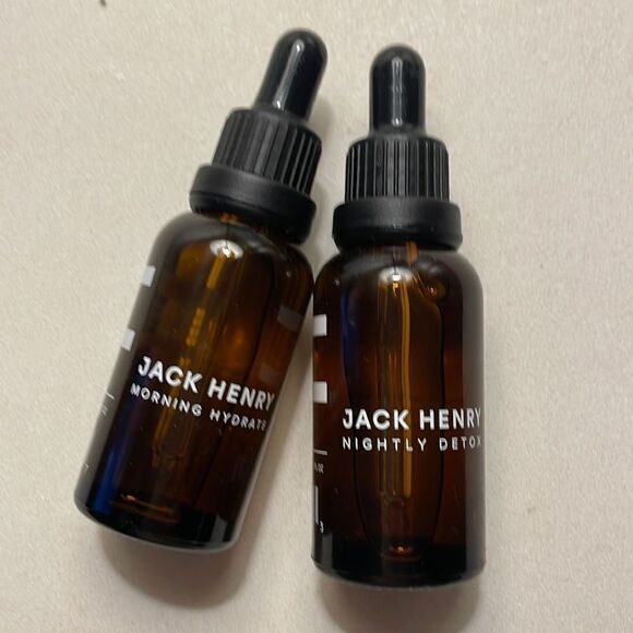 Jack Henry Morning Hydration and Nightly Detox Face Oil NWOB - Picture 1 of 3